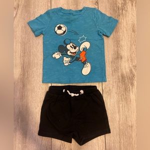 Jumping Beans Mickey Soccer Outfit 24 Months